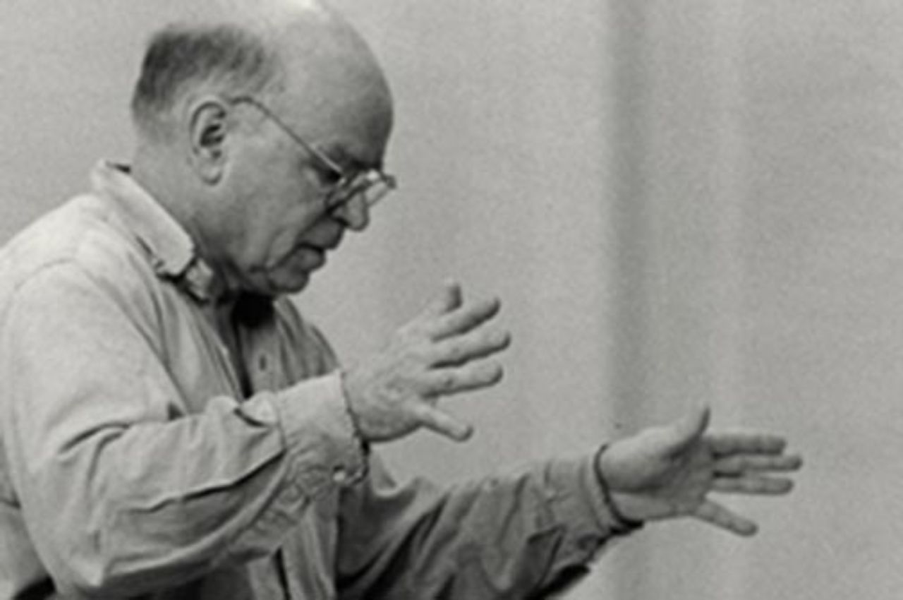 Juerg Wyttenbach beim Dirigieren